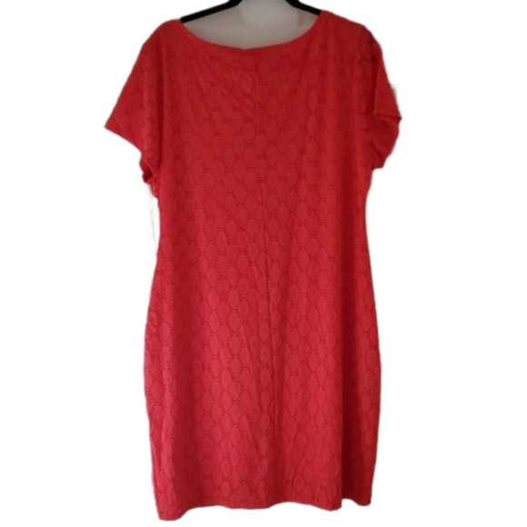 New Gorgeous Plus Size Coral Dress Size XXL - Picture 8 of 8